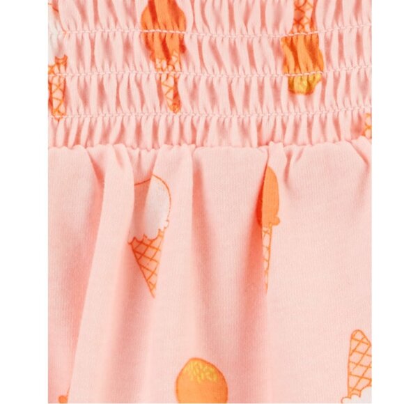 Baby Girls Carter's ICE CREAM CONES Tank Dress Diaper Cover Size 12 18 24 Mo NWT - Picture 3 of 5